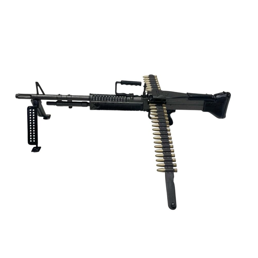 1/6 US Army USMC M-60 Machine Gun & Ammo Link Belt & Bipod 21st Century Toys
